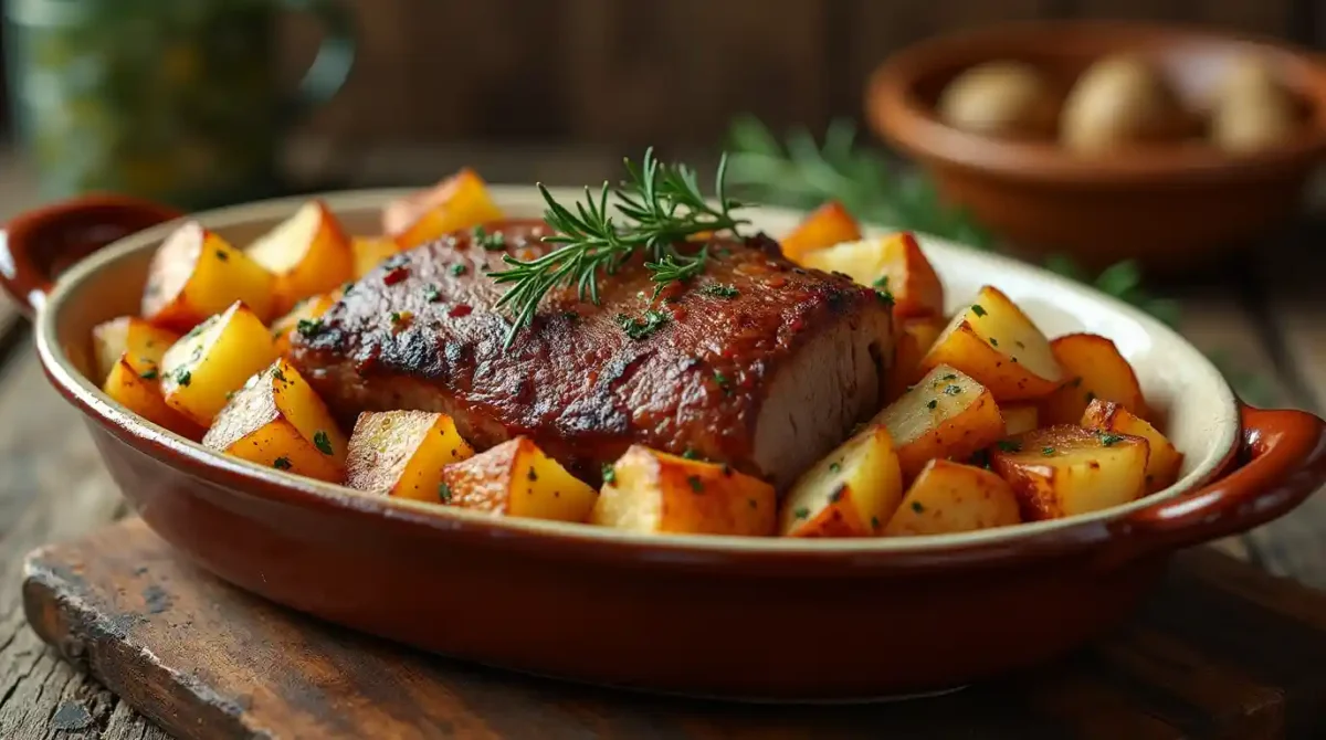 Meat with Potatoes Recipe