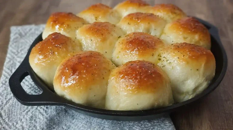 Homemade Soft Dinner Rolls Fresh from Oven