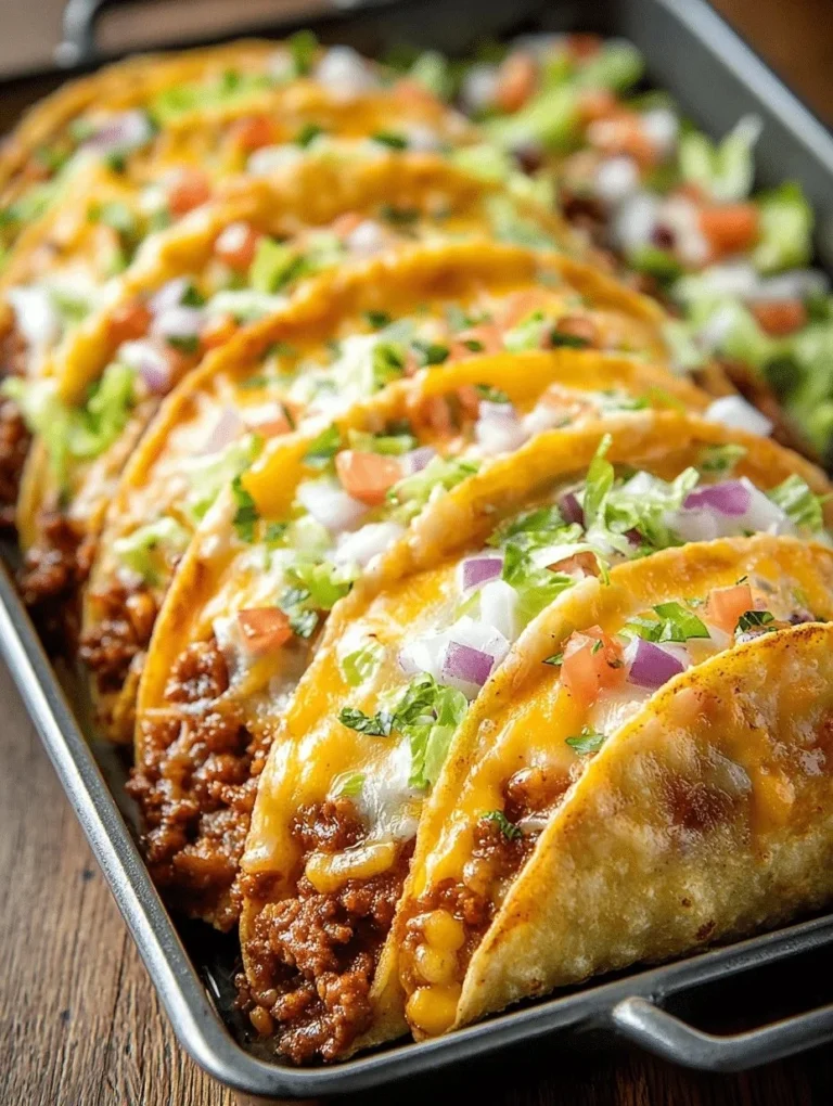 Plate of crispy cheesy tacos with toppings
