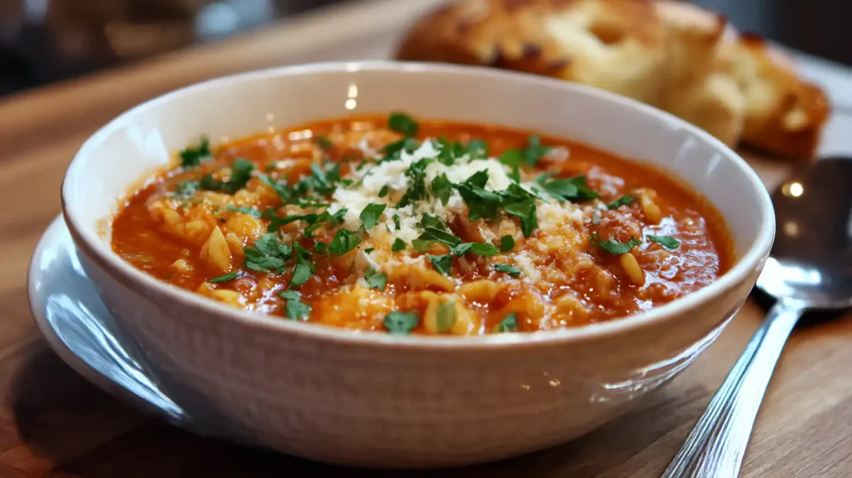 One-Pot Lasagna Soup