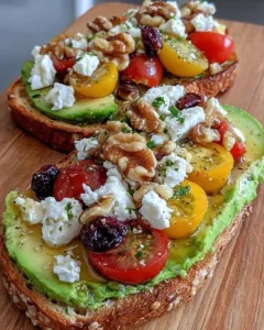 avocado toast with feta cherry tomatoes cranberr 2025 11 13 221727