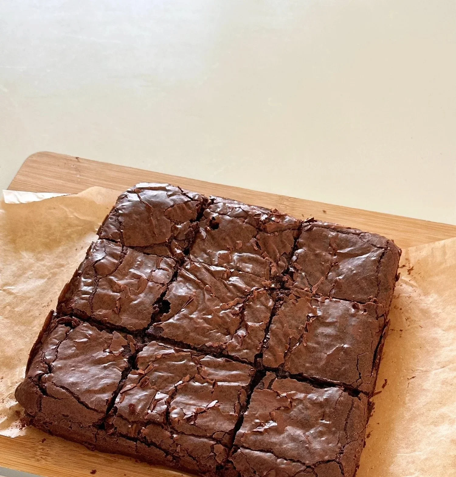 Delicious brown butter brownies ready to be enjoyed, featuring a rich, fudgy texture.