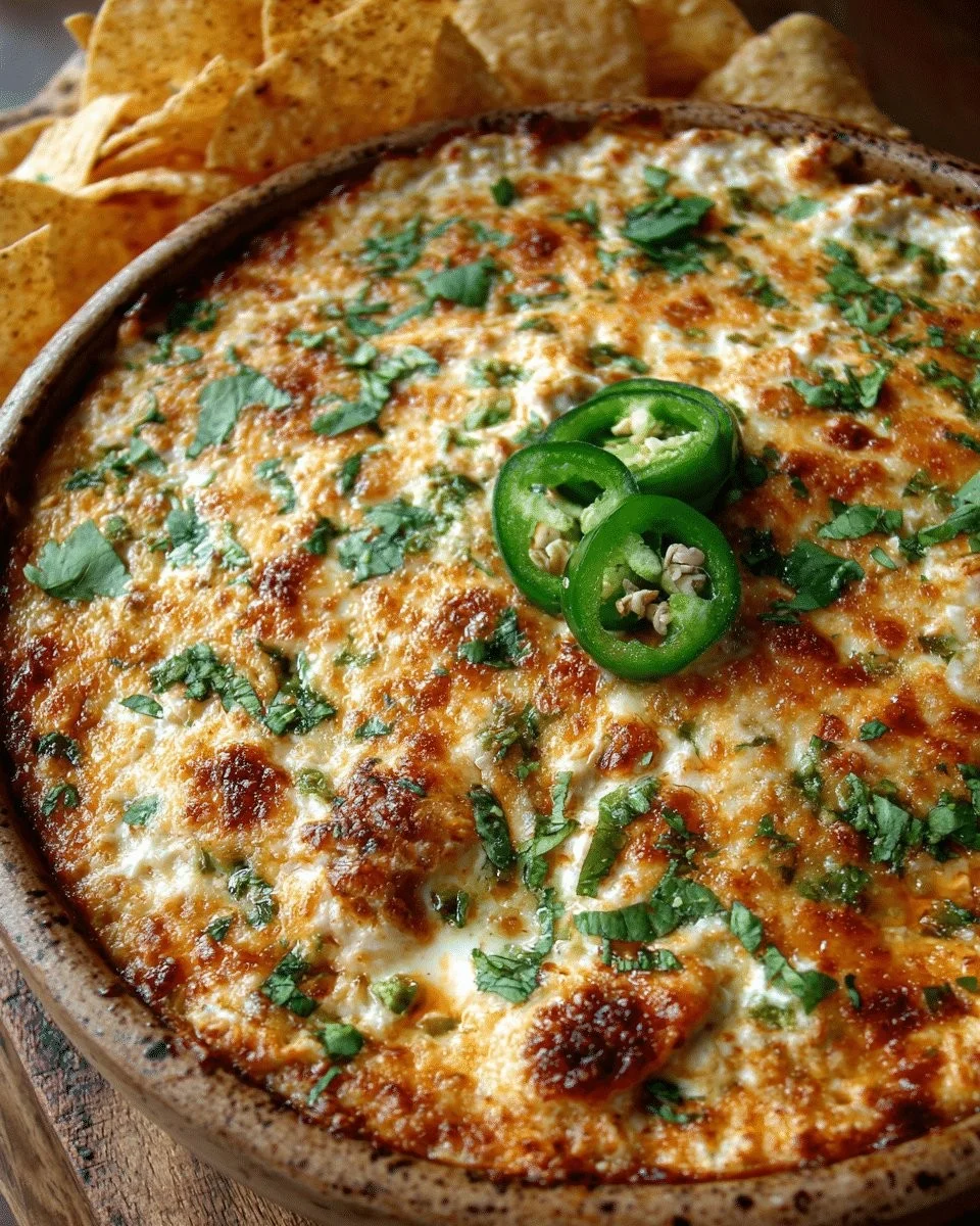 Delicious Marry Me Dip garnished with fresh herbs in a serving bowl.
