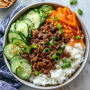 Quick & Easy Korean Ground Beef Bowl quick easy korean ground beef bowl 2025 11 30 190959