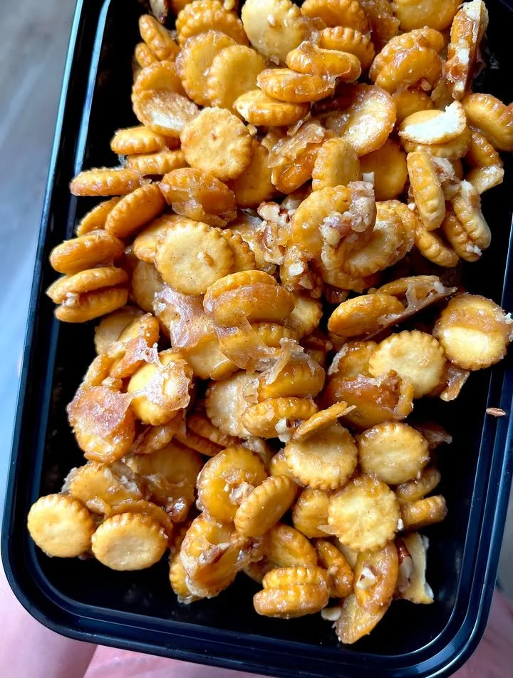 Delicious flavoring bag hidden from husband to preserve it for later use.