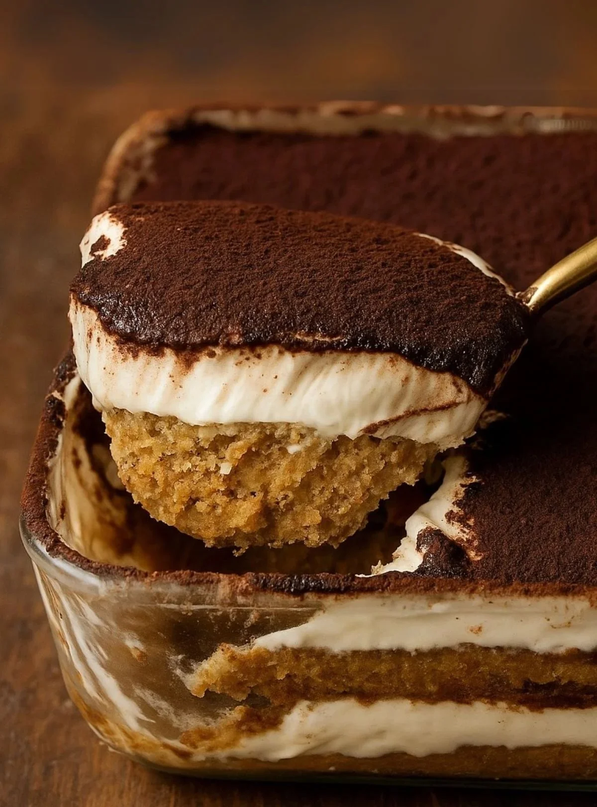 Baked oats layered with yogurt, a healthy and delicious breakfast dish