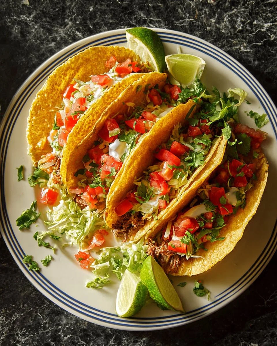 Delicious baked tacos filled with flavorful ingredients