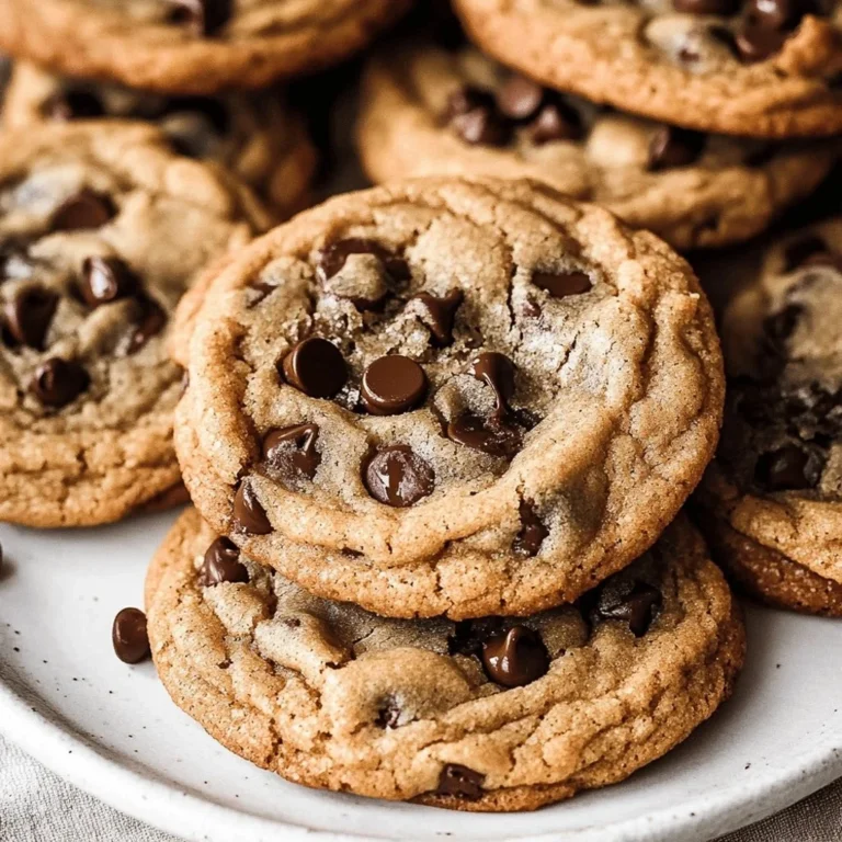 Freshly baked chocolate chip cookies on a cooling rack.