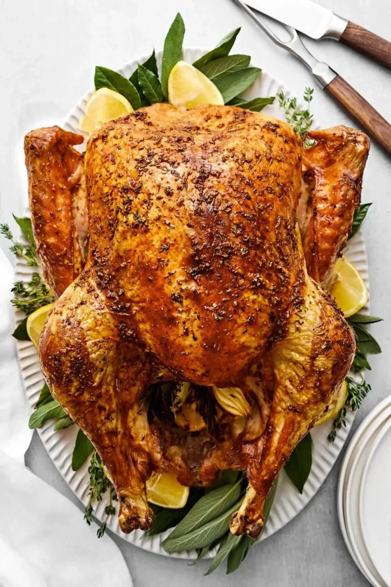 Easy Thanksgiving turkey recipe for a perfect holiday meal.