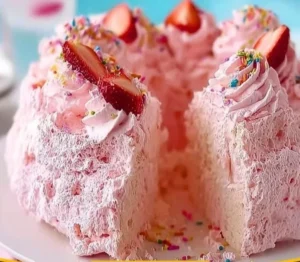 Pink Angel Food Cake pink angel food cake 2025 12 08 214908