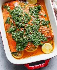 Slow-Roasted Salmon with Za’atar Salsa Verde slow roasted salmon with zaatar salsa verde 2025 12 08 214938
