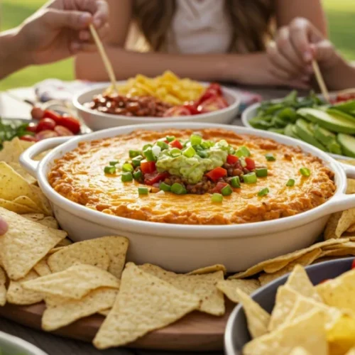 The Best Taco Dip Recipe: Easy and Delicious The Best Taco Dip Recipe 1024x559 1