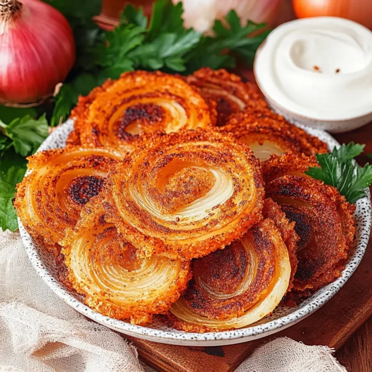 Delicious crispy onion ring chips, the perfect keto snack for health-conscious eaters.