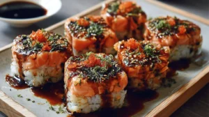 Gluten-Free Spicy Salmon Sushi Bake (30 Minutes) | QuikyKitchen gluten free spicy salmon sushi bake 30 minutes 2026 01 22 103537