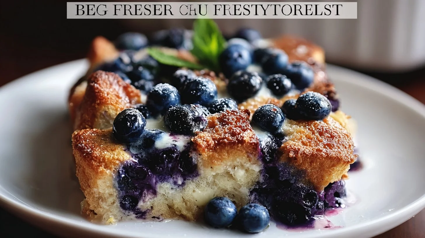 Quick Blueberry French Toast Casserole