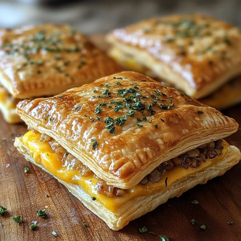 Savory breakfast pop-tarts ready to enjoy for a quick and delicious morning meal