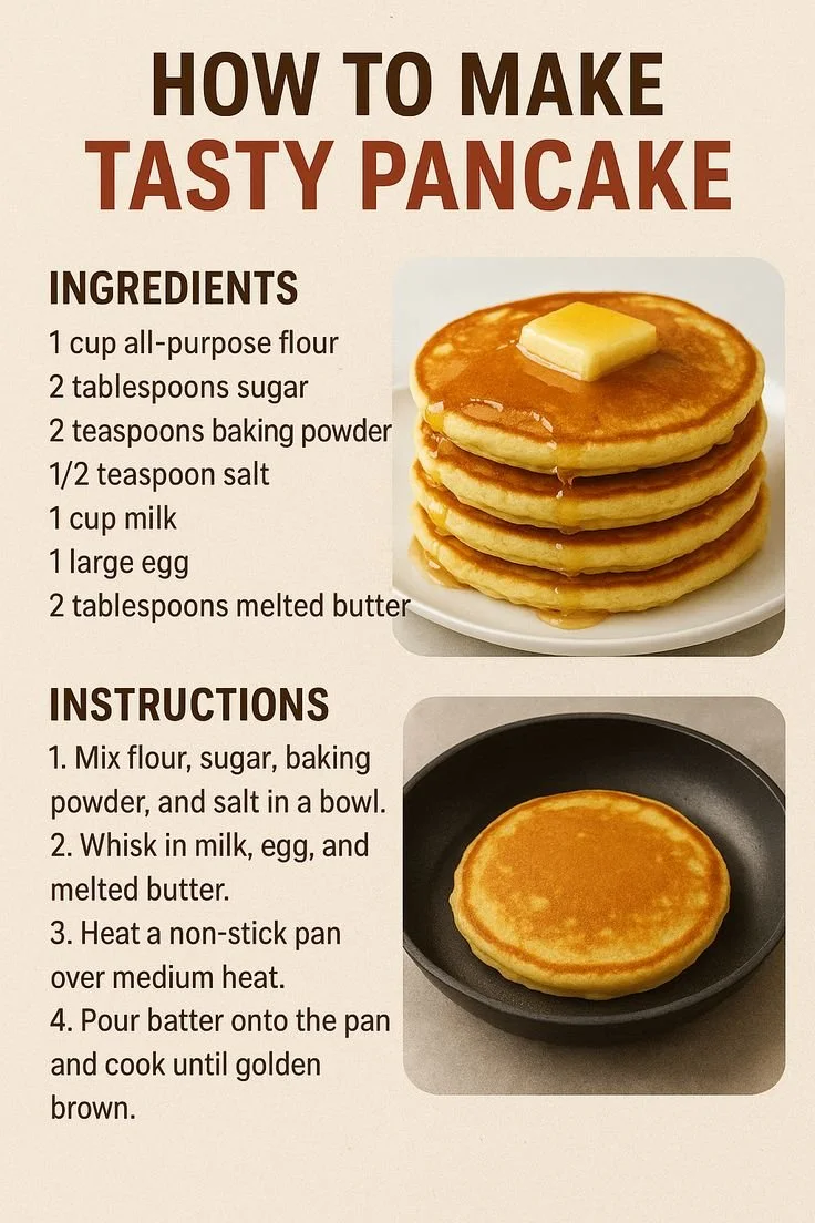 Easy Fluffy Pancakes